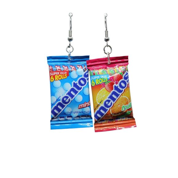 Mini Brands / Mentos candies earrings - Picture 2 of 5